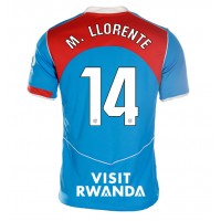 Maglia Calcio Atletico Madrid Marcos Llorente #14 Terza Divisa Donna 2025-26 Manica Corta